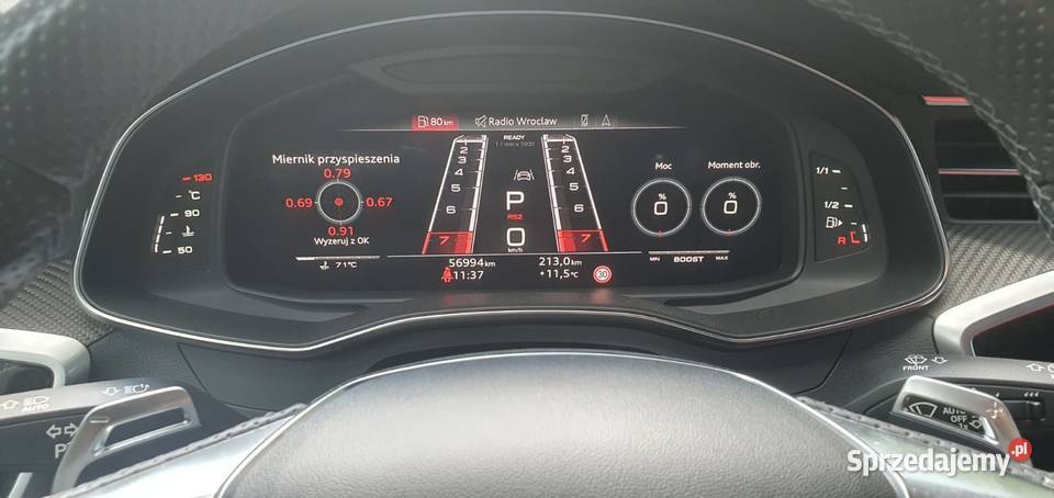 Audi RS6 Avant 40 V8 BiT exclusive 22 gwar fabr garażowany Wrocław
