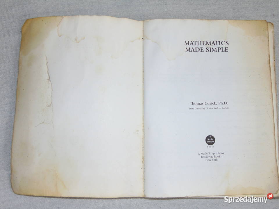 Mathematics Made Simple Thomas Cusick Lublin