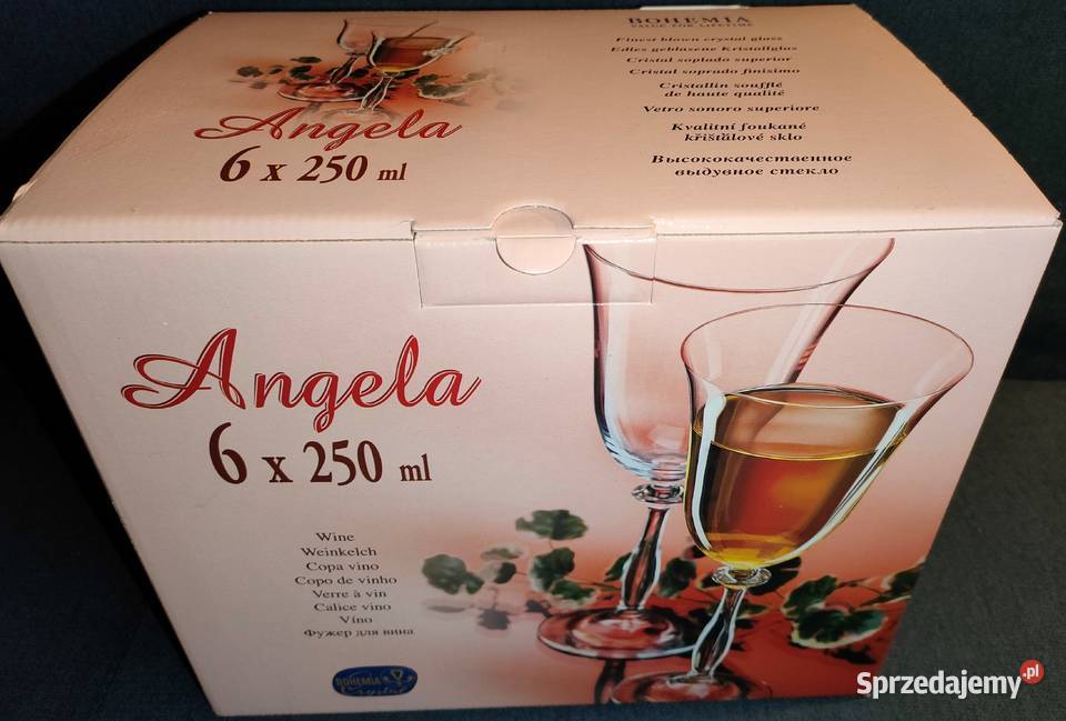 Kieliszki do wina 6 sztuk 250 ml NOWE śląskie Bielsko-Biała