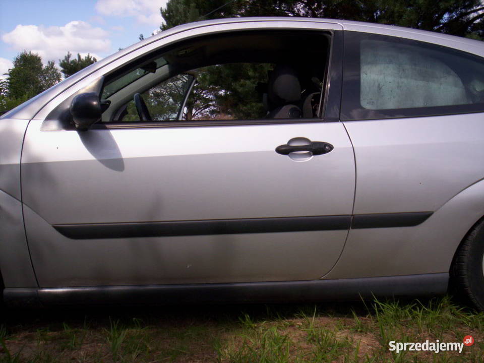 FORD FOCUS MK1 Drzwi Lewy Przód Kol 08 Srebrne osobowe Drzwi Częstochowa
