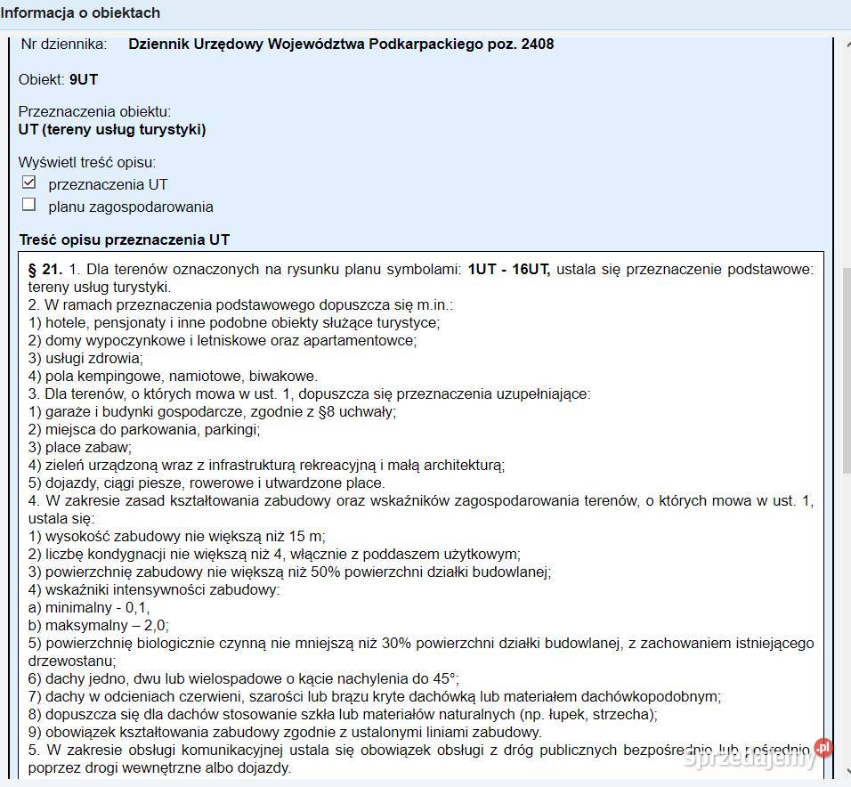 Działka rekreacyjna Jeziorem Tarnobrzeskim Sprzedaż Tarnobrzeg