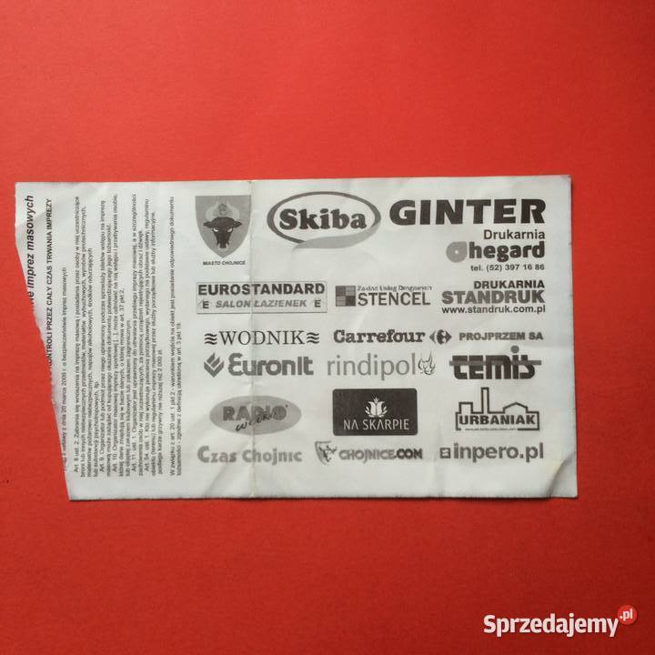 1945 Bilet Chojniczanka Lechia Gdańsk Szczecin