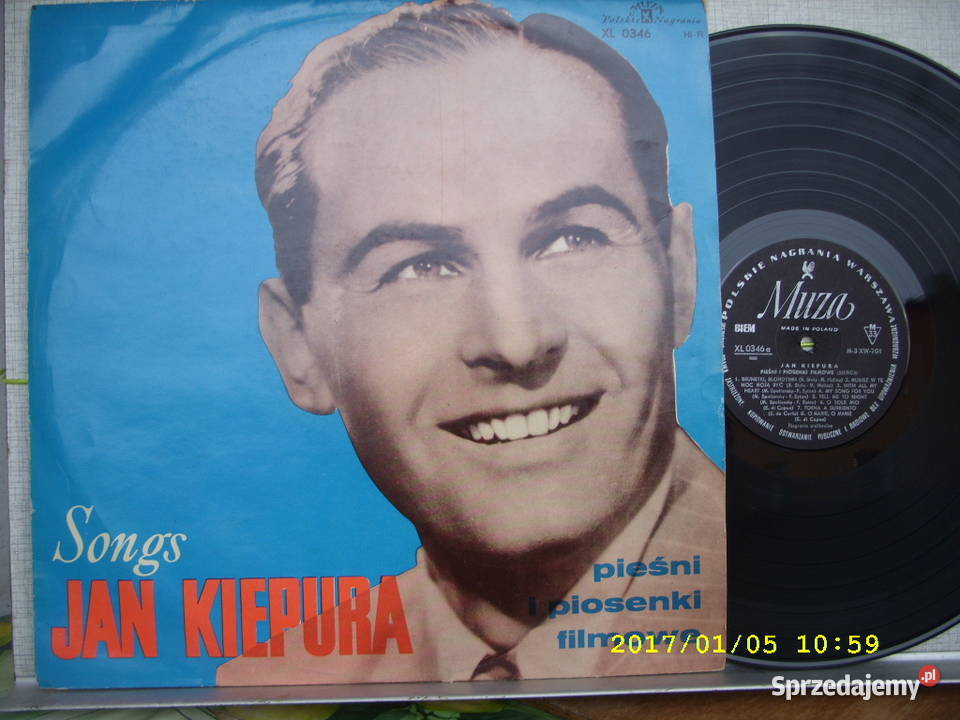 FILM LP JAN KIEPURAPIOSENKI FILMOWE MUZA 0346 płyta winylowa Wołów