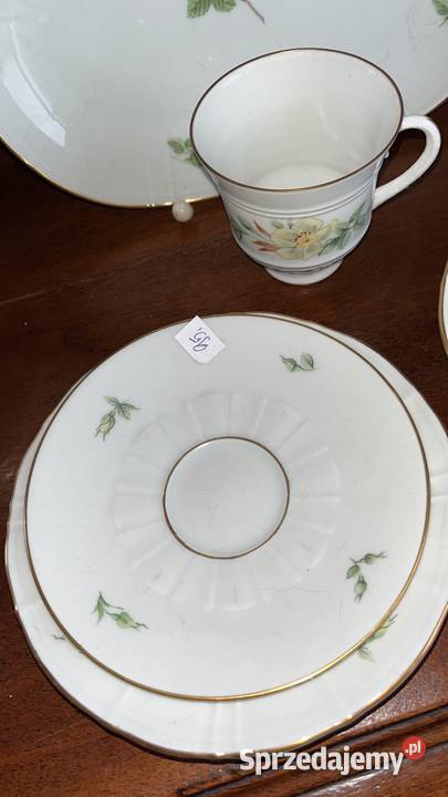 Filiżanka z talerzykiem Kopenhagen Porcelain BG Gdańsk