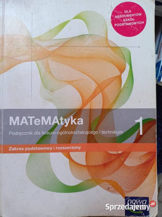 Matematyka 1 nowej ery używane podręczniki Warszawa