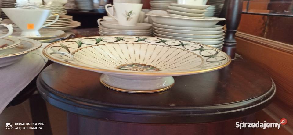 Niezwykła Elegancka patera Ręcznie zdobiona