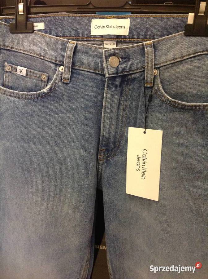 Spodnie Jeans Damskie CALVIN KLEIN 27 SM NOWE Spodnie Nowa Sól