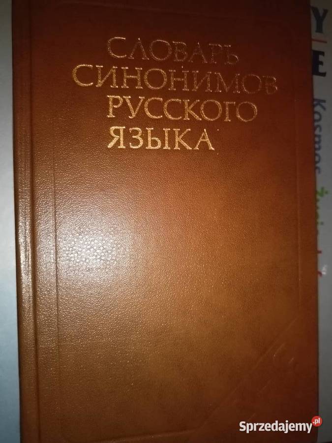 Słownik rosyjskich synonimów książki Warszawa mazowieckie