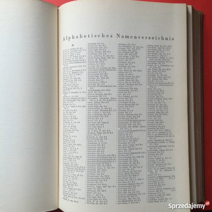 1147 Niemiecki Atlas Świata zachodniopomorskie Szczecin