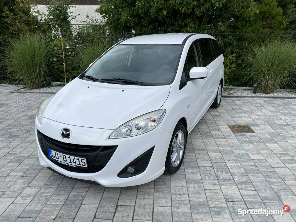 Mazda 5 7 osobowa Serwisowana w ASO mazdy elektryczne lusterka wielkopolskie Poznań sprzedam