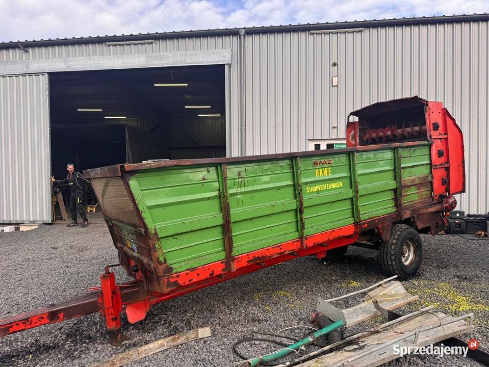 Rozrzutnik obornika 6 ton nieuszkodzony Chełm