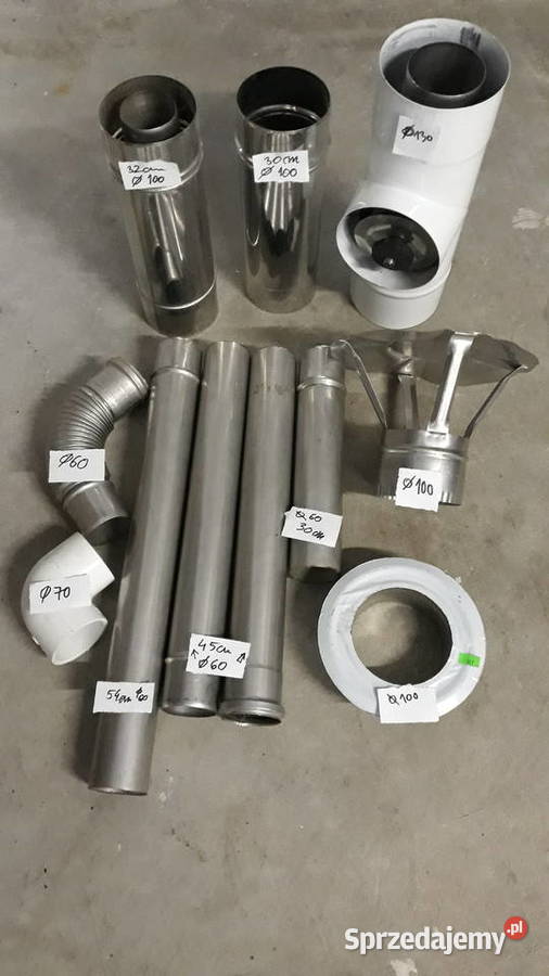 Wentylacja rury kominy złączki kratki mazowieckie Izabelin B