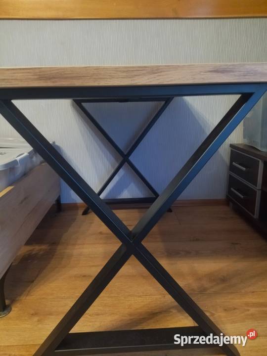 Stół loft kuchenny 120x70 Złoty dąb Własna