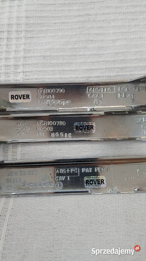 ROVER 75 LISTWY ZDERZAKA TYŁ ZESTAW Poznań