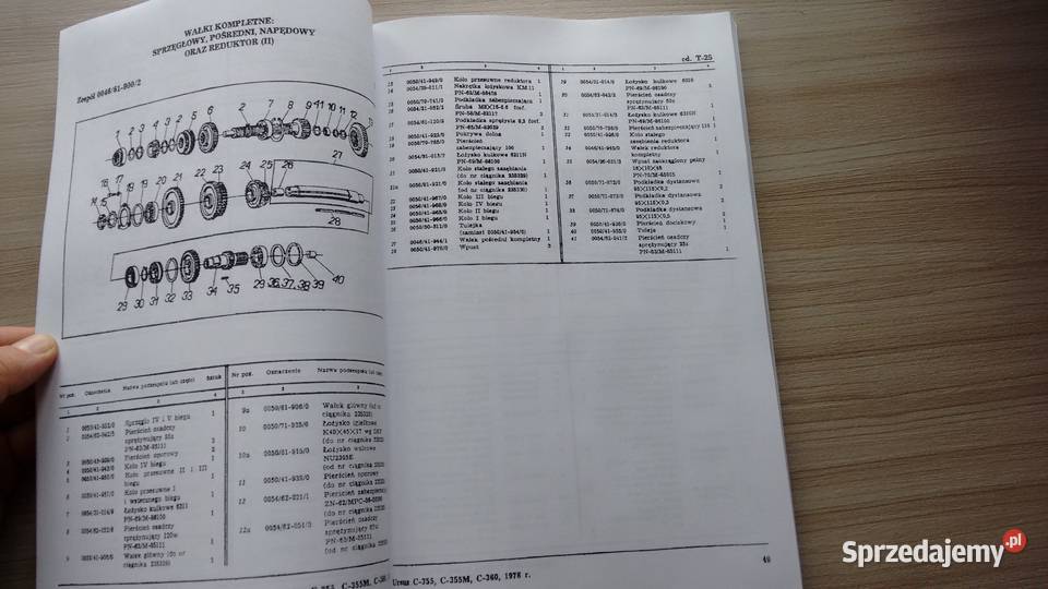 ursus c 355 355m 360 katalog czesci