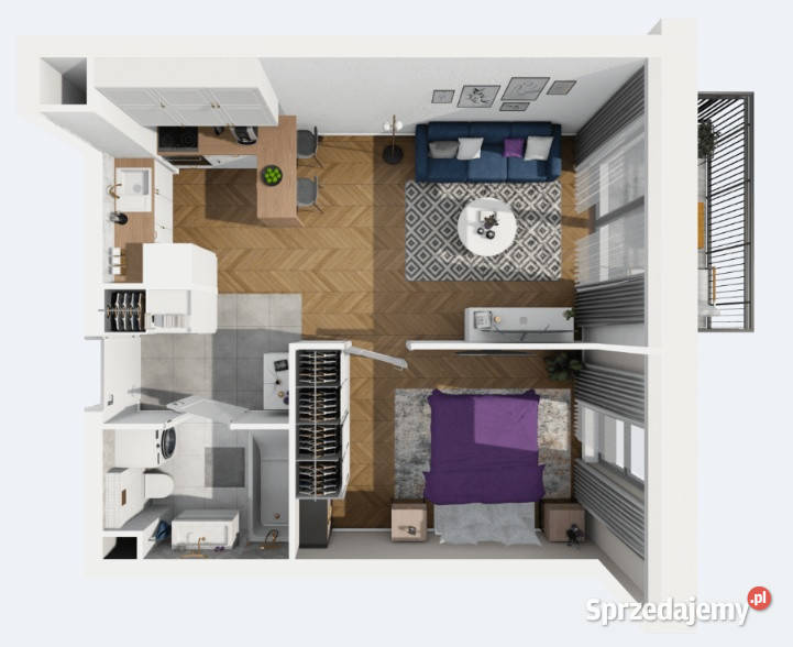 Rydlówka 2 pokoje balkon nowy budynek Kraków