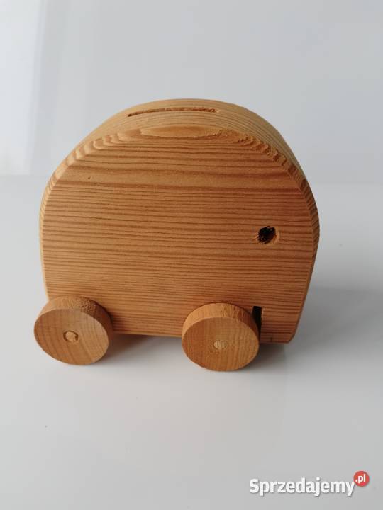 drewniana skarbonka słoń lubelskie Lublin