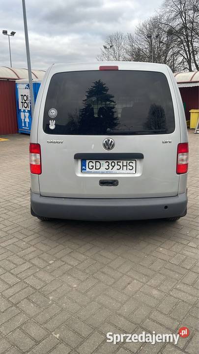 Vw Caddy Life 19 TDI 2009 klimatyzacja Gdańsk sprzedam