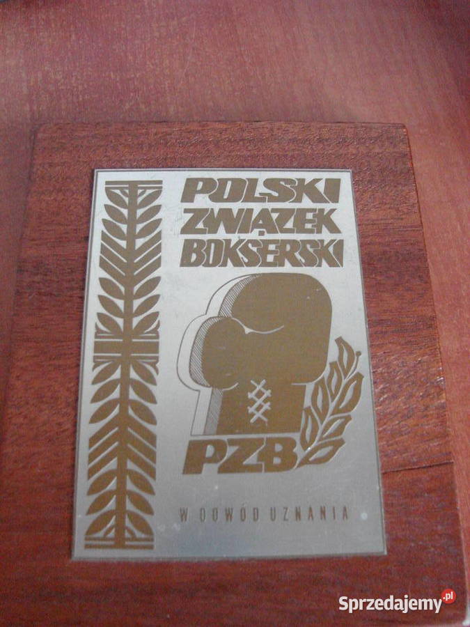 Polski Związek Bokserski w dowód uznania pomorskie Pruszcz Gdański