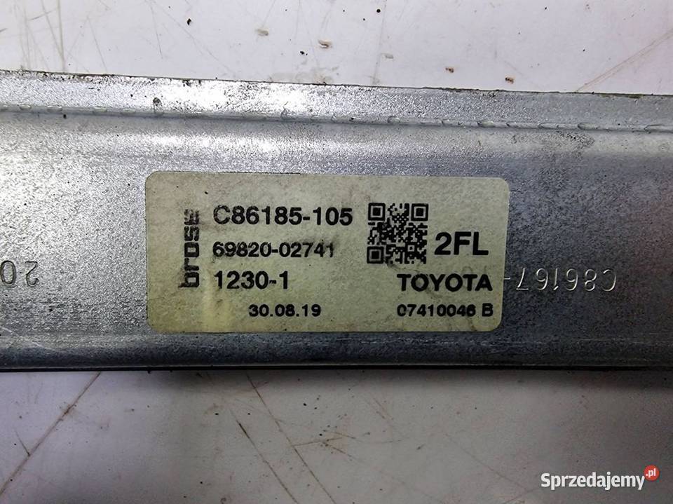 PODNOŚNIK SZYBY LP TOYOTA COROLLA E21 6982002741 Lipno