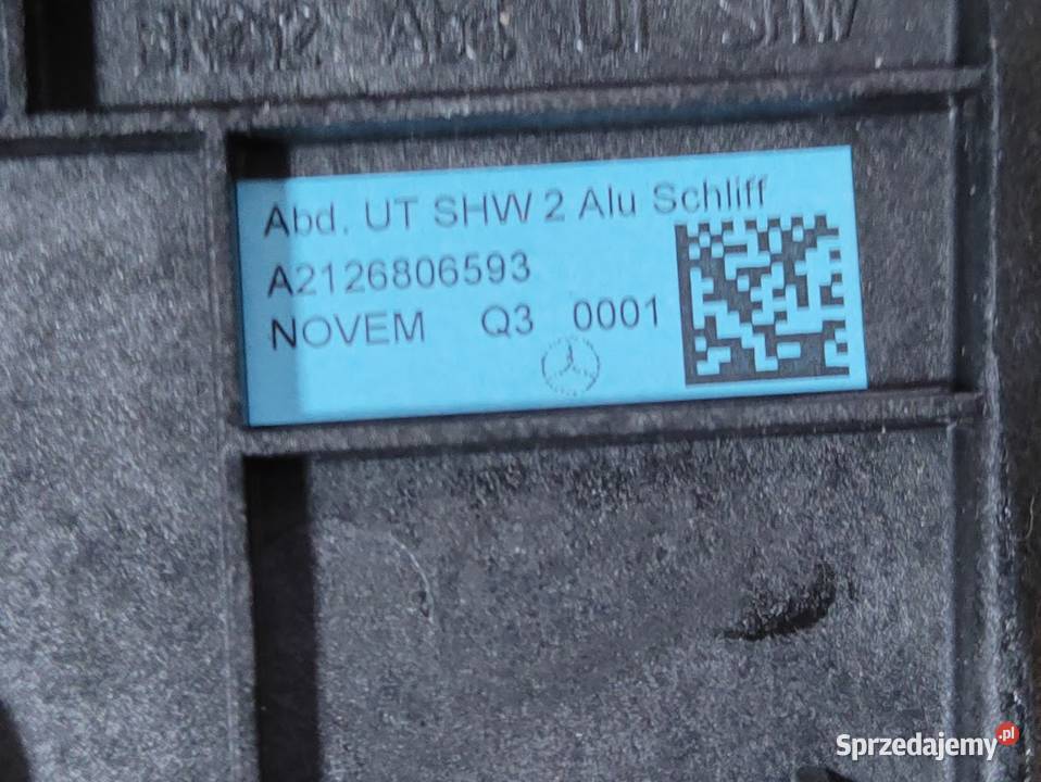Panel Przełącznik Radia Mercedes W212 osobowe Pleszew