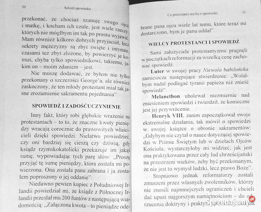 Sekret spowiedzi i cuda spowiedzi Paul OSullivan miękka Kultura i Rozrywka Chełm