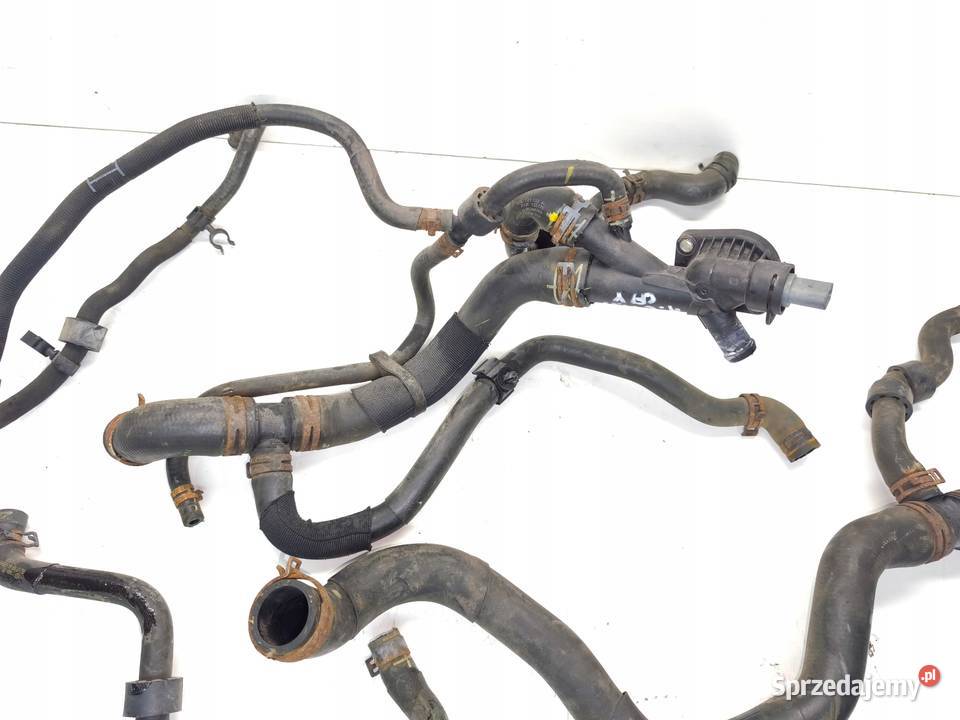 PRZEWODY WĘŻE WODY KOMPLET AUDI VOLKSWAGEN SEAT Węże chłodnicy Przystajń