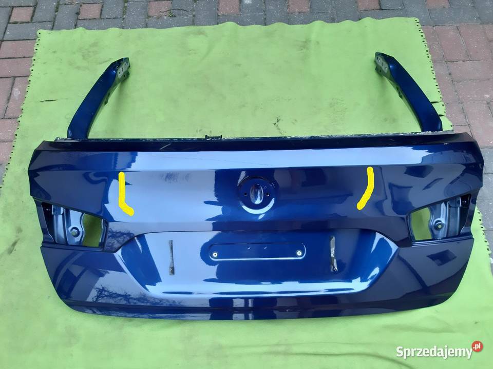 BMW 5 F11 2015r klapa tył zderzak Imperialblau mazowieckie Warszawa