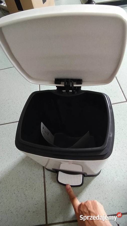 STELLA kosz pedałowy PREMIUM 5L Biały 2020305W biały Wyposażenie wnętrz Kalisz