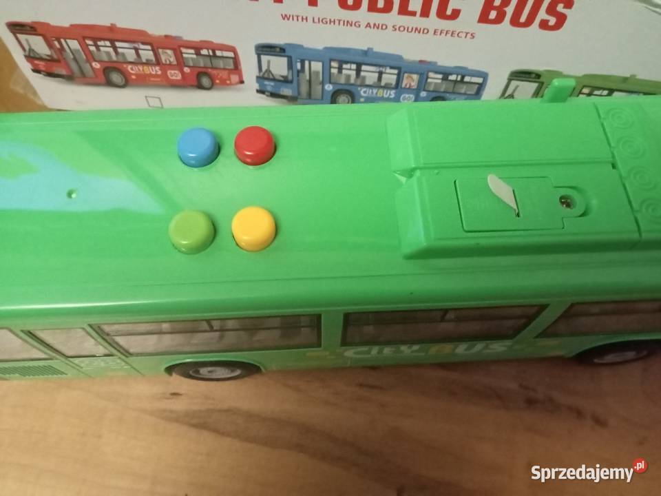 zabawka model autobusu miejskiego Nowy Tomyśl