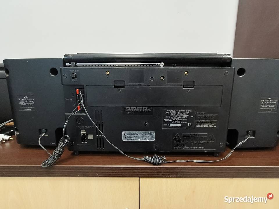 Boombox JVC PCV88 Active Hyper Bass Made in Tychy