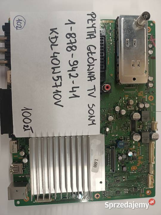 Płyta główna tv Sony 187894241 Głogoczów