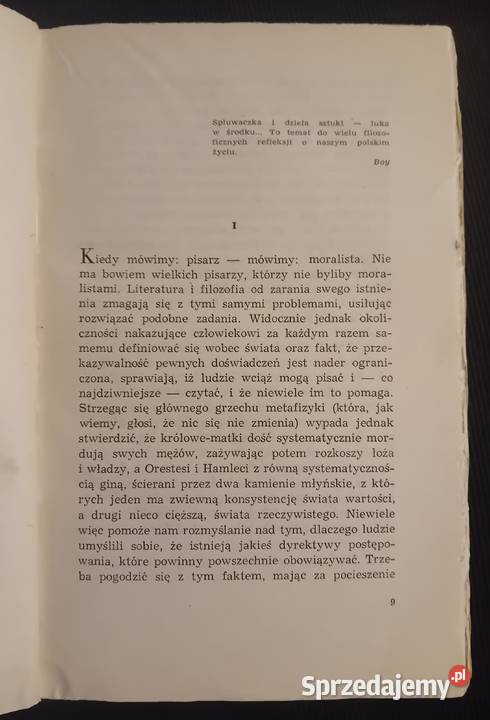 Roman Zimand Trzy studia o Boyu PIW 1961 r Koźminek