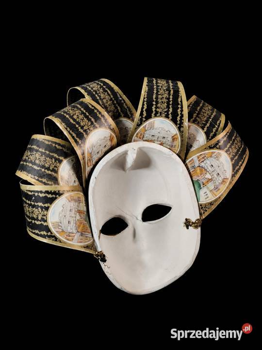 Porcelanowa Maska Wenecka Poddębice
