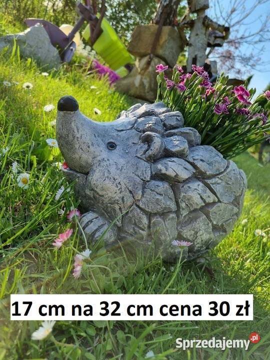 Sowa gipsowa figurka ogrodowa sowa ogrodowa dolnośląskie Wrocław