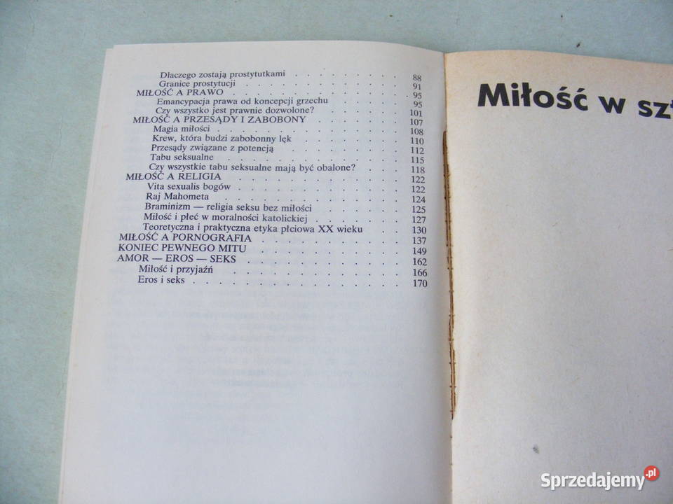 O miłości prawie wszystko Kozakiewicz Seks dolnośląskie Oborniki Śląskie
