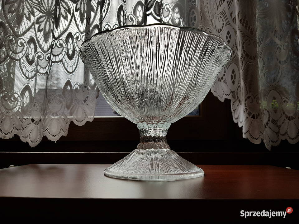 Owocarka Cora Ząbkowice szkło PRL Dąbrowa Górnicza