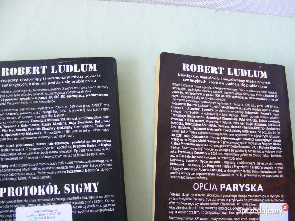 Ludlum x 7 Pakt Holcrofta Protokół Sigmy paryska Oborniki Śląskie