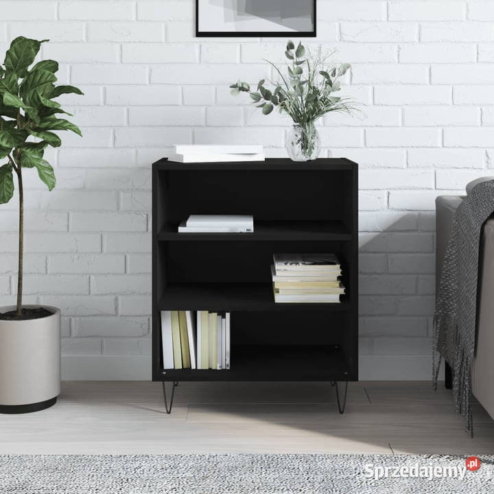 Szafka czarna 57x35x70 materiał drewnopochodny Pozostałe Warszawa