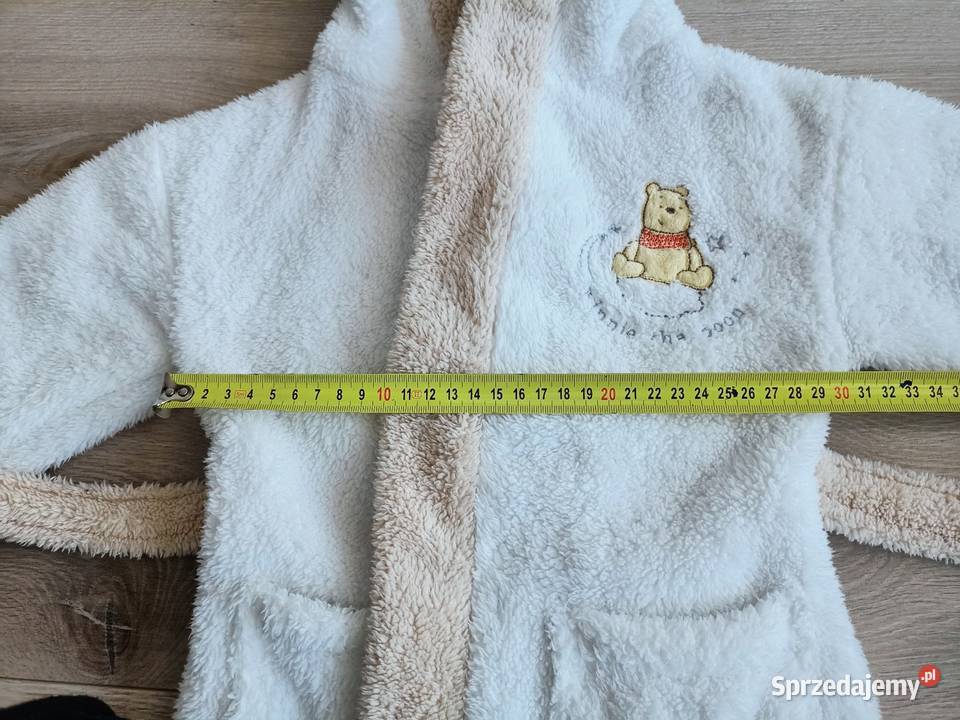 Szlafrok dziecięcy ciepły z kieszeniami Kubuś Płock