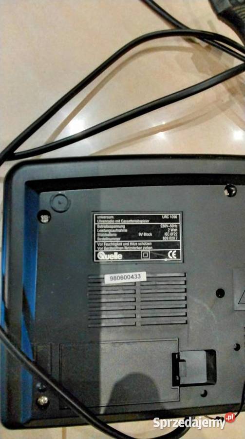 Radioodtwarzacz z Budzikiem na Kasety VHS Nowa Sól