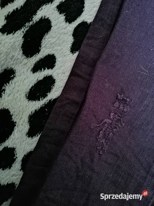 BERSHKA spodnie jeansowe dżinsy zwężane rurki Leszno