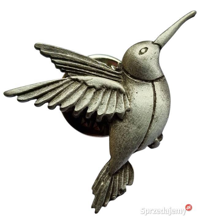 VINTAGE AUTORSKA BROSZKA CYNA JUBILERSKA KOLIBER Częstochowa sprzedam