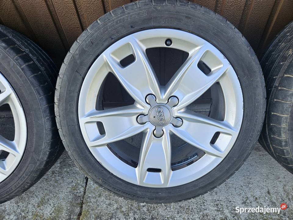 Alufelgi 17 Audi 5x112 ET56 opony letnie 2023r Samochodowe Gorlice