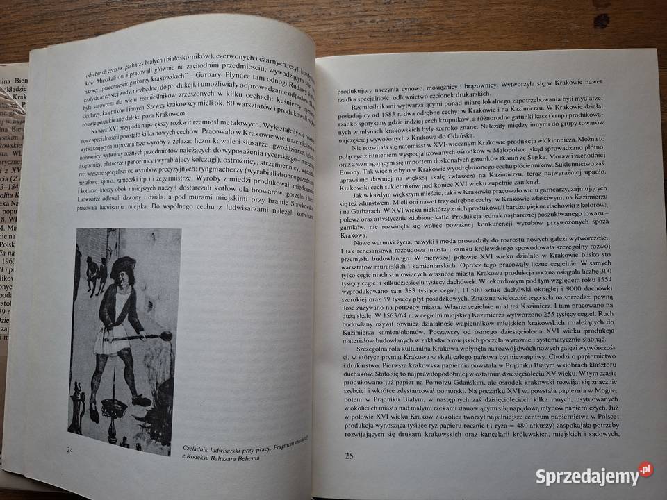 Dziejen KrakowaJ Bieniarzówna JM Małecki t2 i 3 Rok wydania 1979 Kraków