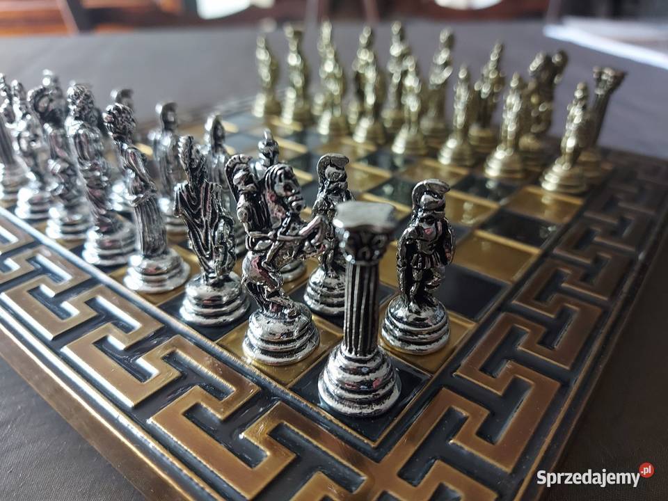 Metalowe szachy Marinakis