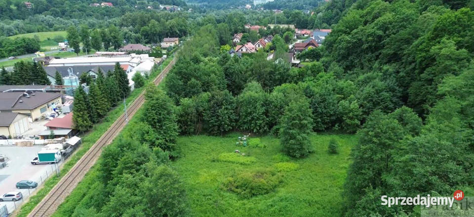 Ogłoszenie grunt Sucha Beskidzka Zamkowa 1422m2 małopolskie