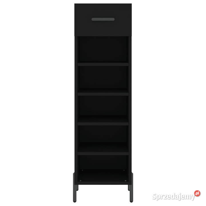 Szafka na buty czarna 30x35x105 materiał Warszawa
