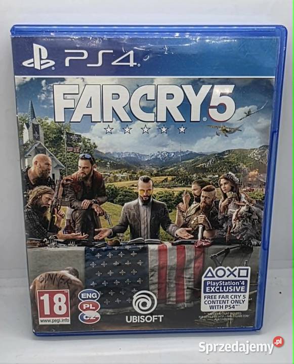 Gra Far Cry 5 4 Elbląg sprzedam