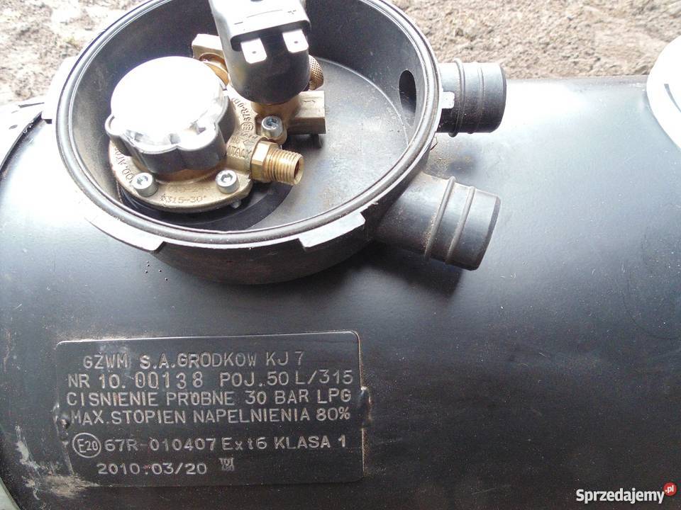 Butla LPG zbiornik w koło zbiornik walec 50l łódzkie Bełchatów